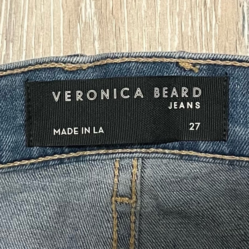 Veronica Beard Sheridan Exaggerated Flare High Rise Jeans - Picture 5 of 6